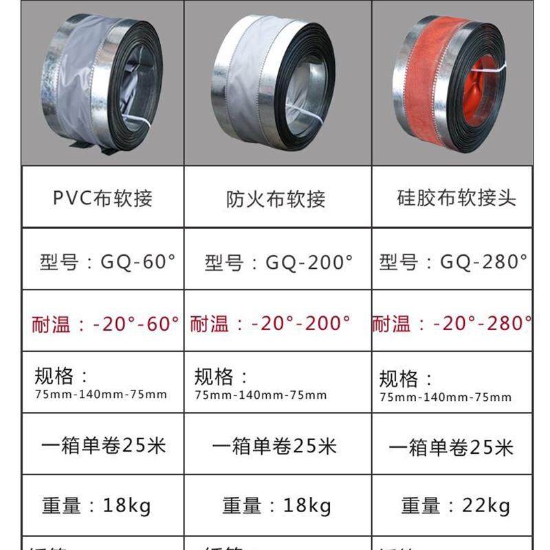 新款风机帆布软接消防风机专用防火耐高温280度软接头空调风包邮,淘宝优惠券,粉丝福利购,淘宝优惠卷