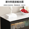 Household simple glass door slate wine cabinet sideboard