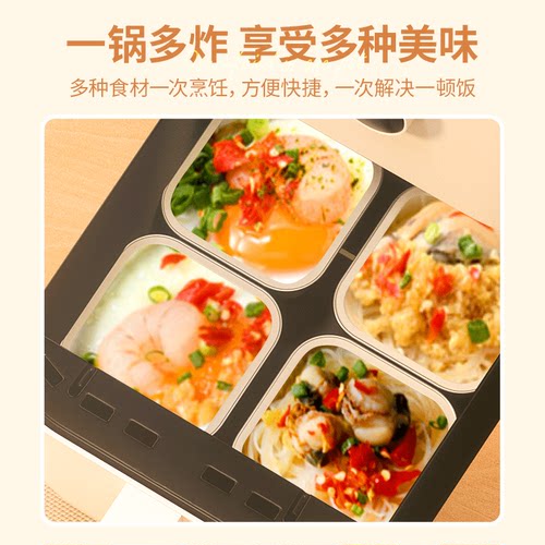 空气炸锅专用锡纸碗方形烤盘锡纸盒锡纸烤箱家用一次性铝箔锡纸盘 - 图2