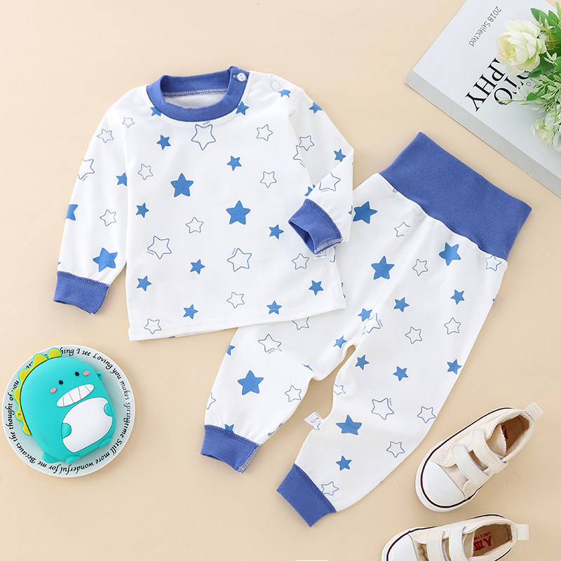 婴儿秋衣秋裤套装纯棉a类无骨高腰护肚宝宝贴身内衣婴幼儿棉毛衫,淘宝优惠券,粉丝福利购,淘宝优惠卷