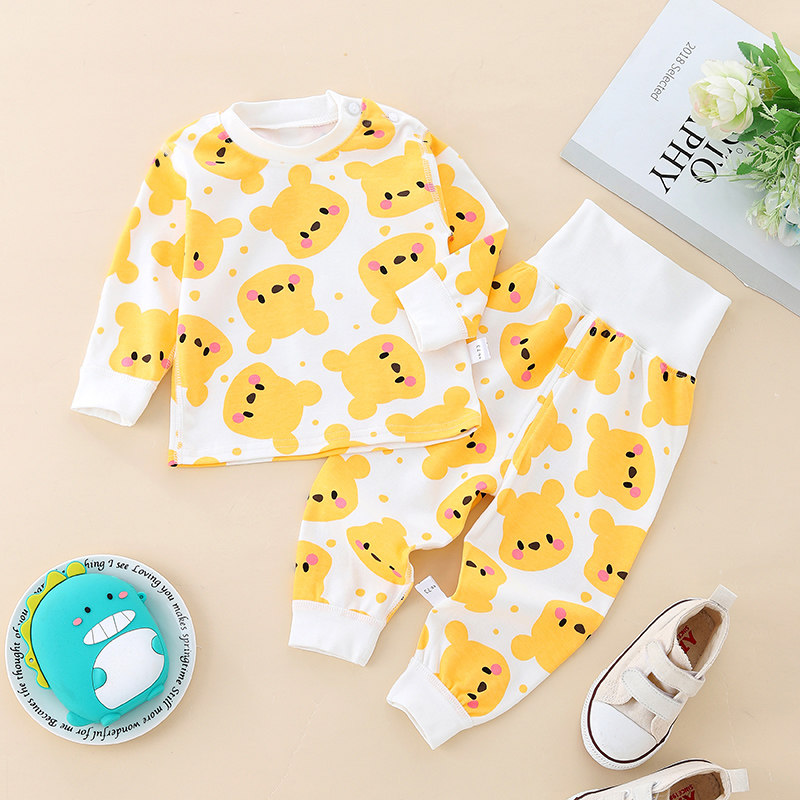 婴儿秋衣秋裤套装纯棉a类无骨高腰护肚宝宝贴身内衣婴幼儿棉毛衫,淘宝优惠券,粉丝福利购,淘宝优惠卷