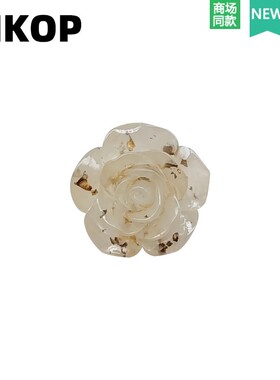Crocs透明花朵鞋花扣洞洞鞋配饰