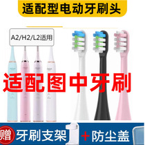 Pleasant to apply aibinuo abino electric toothbrush head A2 H2 L2 T2 T2 head soft hair