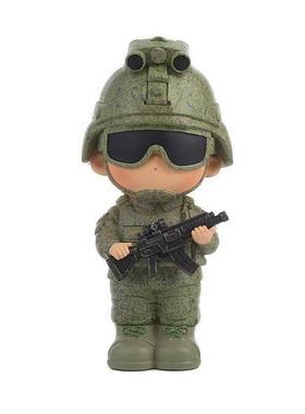 。铁血军魂特种兵模型摆件礼品创意毕业礼物父亲节退伍礼品储钱罐
