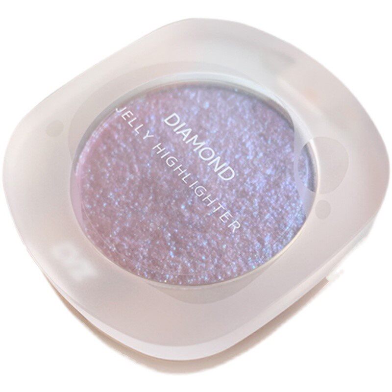 网红钻石高光细闪粉珠光自然粉饼 姿故寿司帘