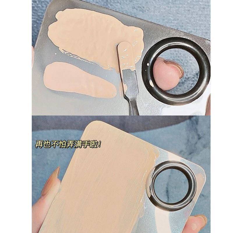 化妆师指环粉底调色盘美妆口红彩妆 姿故寿司帘