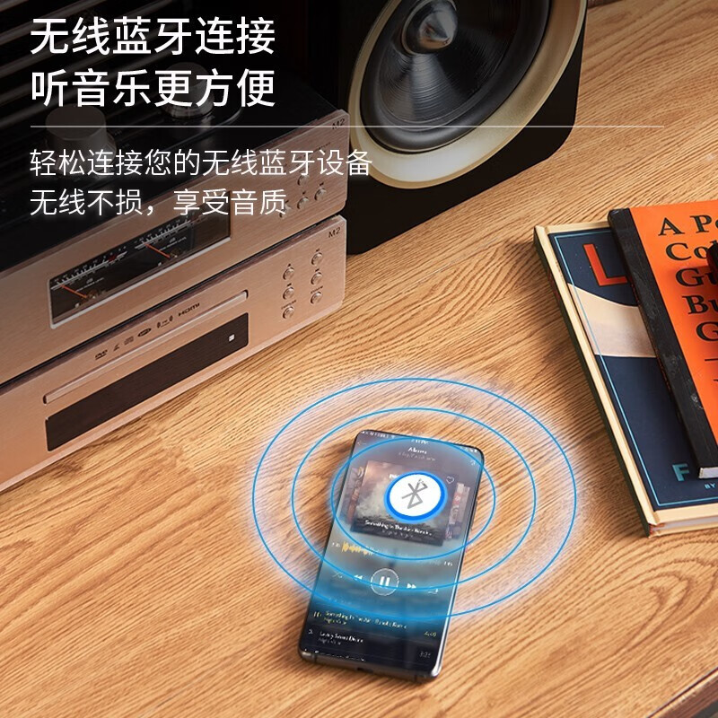 山水M2HIFI发烧级cd组合音响套装家用高级专业收音机高端蓝牙音箱 - 图1