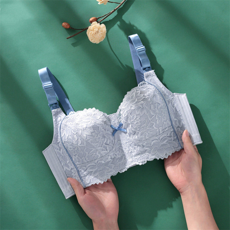 哺乳夏季聚拢防下垂大胸显小文胸 丽雪瑶哺乳文胸