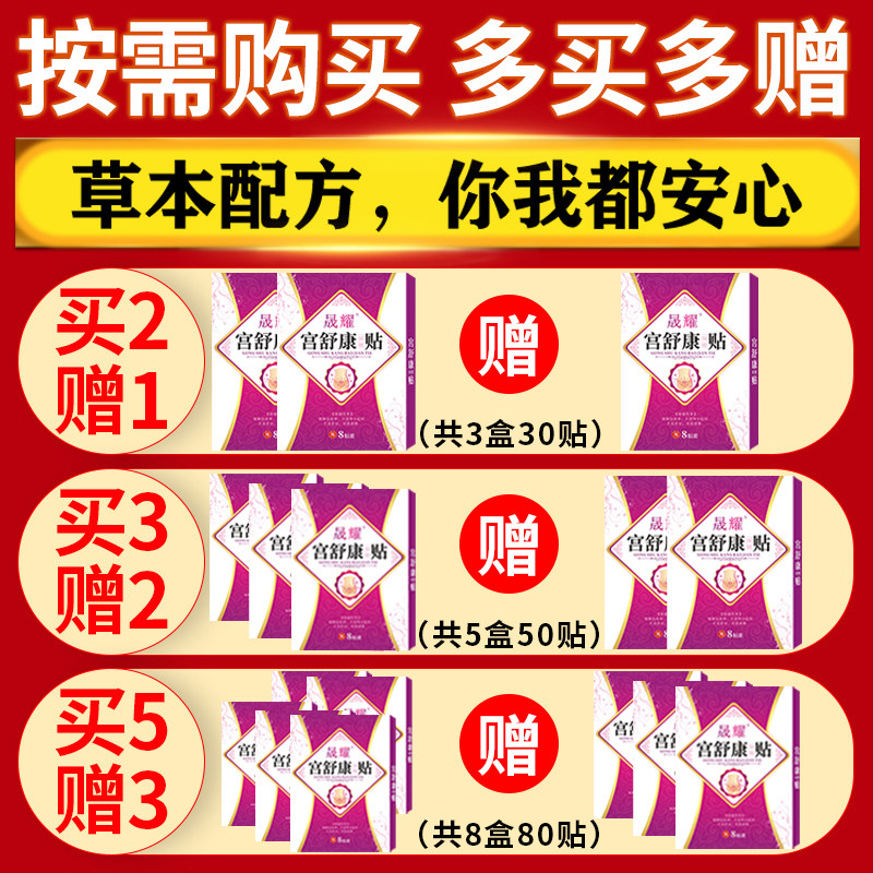 子宫肌瘤痛经暖宫膏贴 晟耀膏药贴（器械）