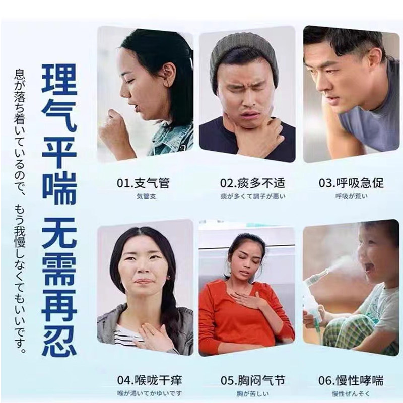 哮喘胸闷气短急慢支气管炎磁疗贴 晟耀膏药贴（器械）