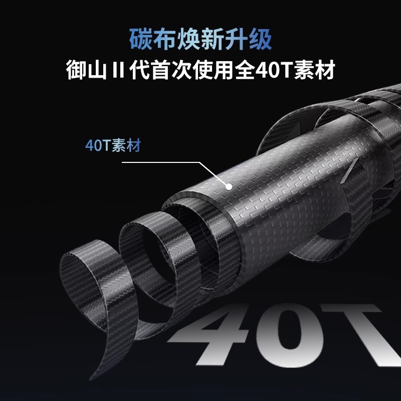 【溪钓首选】北禾御山二代升级超轻超细杆短节溪流竿八工石斑马口-图2