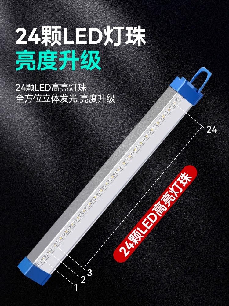 led汽车阅读灯箱货车快递三轮车顶车厢灯车载车内照明吸顶灯强磁 - 图1