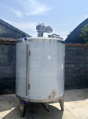 小型白钢搅拌容器 304不锈钢加热搅拌罐 食品级液体调配罐
