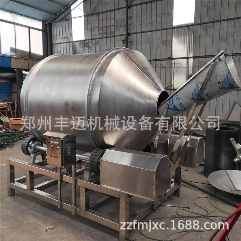 200型榨菜丝搅拌机 不锈钢腌菜鱼肉搅拌设备 酱菜滚筒搅拌机,淘宝优惠券,粉丝福利购,淘宝优惠卷