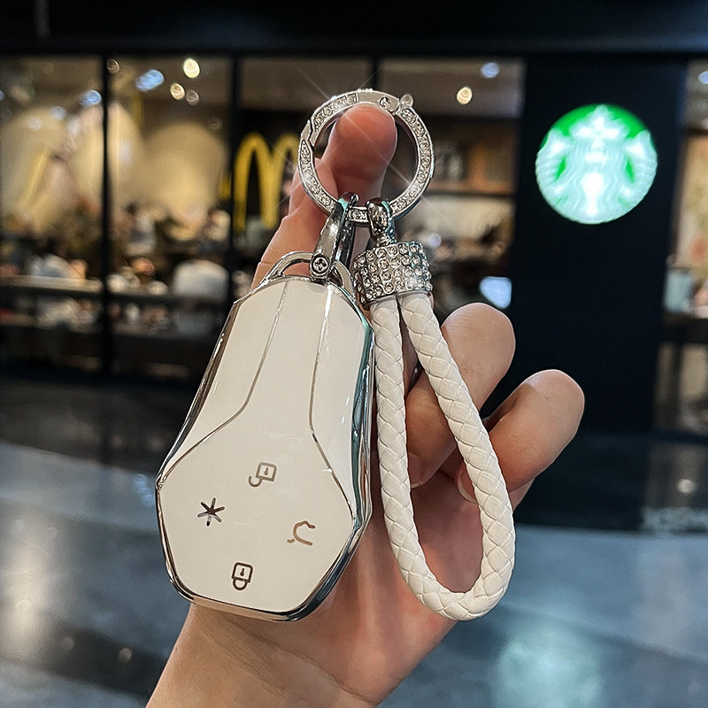 适用25款昊铂钥匙套新昊铂GT扣HT高档HL汽车埃安HyperGT全包壳