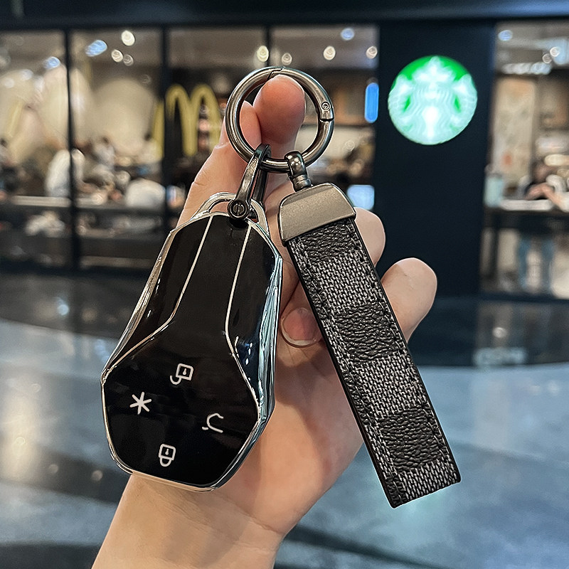 适用25款昊铂钥匙套新昊铂GT扣HT高档HL汽车埃安HyperGT全包壳