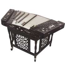 Hengle Chicken Wings Wood Yanqin Playing Yangqin Instrument Chicken Wings Bay Sculpture Yanqin Examination Examination 402 Yangqin Lotus Flowers