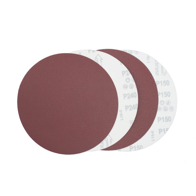 7寸8孔墙面打磨机砂纸圆形砂纸片18cm气磨机自粘砂皮沙纸P120P180 - 图0