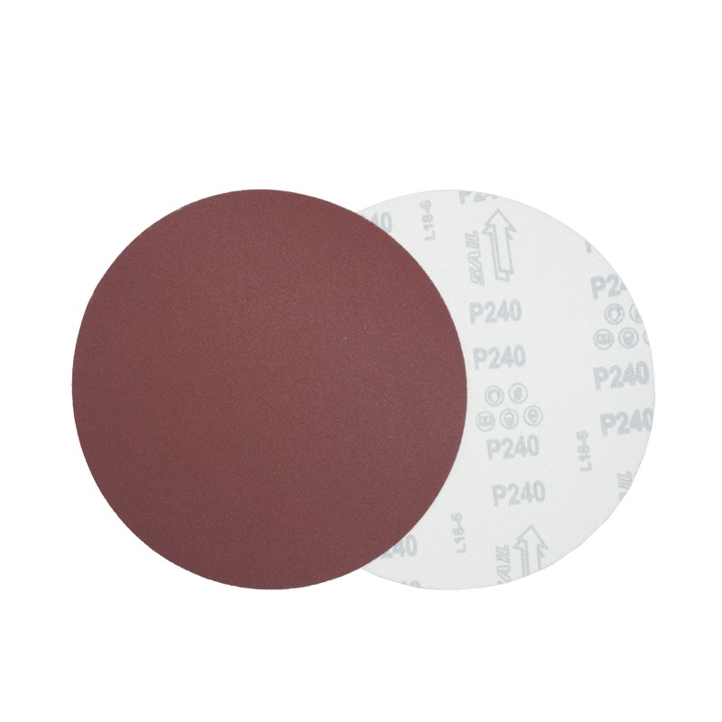 7寸8孔墙面打磨机砂纸圆形砂纸片18cm气磨机自粘砂皮沙纸P120P180 - 图1