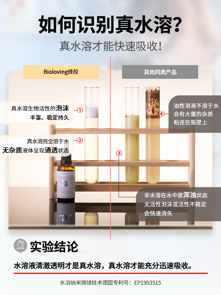 bioloving原装进口巴西绿蜂胶滴剂天然滴液体润喉护嗓子非软胶囊 - 图1