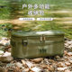 Outdoor camping tableware storage bag multi-function camping cookware kitchenware bowls and chopsticks storage bag portable lamp anti-collision bag
