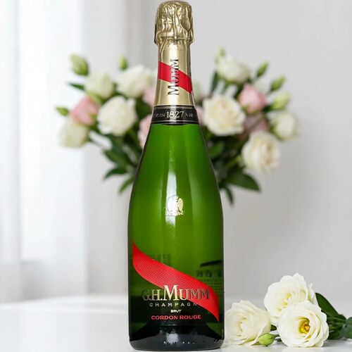 GH MUMM 玛姆红带香槟起泡葡萄酒 送礼聚会法国原瓶进口正品行货 - 图0