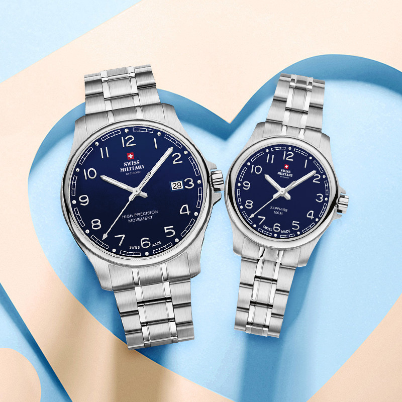瑞士军表情侣男女士款石英手腕表原装进口欧美名表送新年生日礼,淘宝优惠券,粉丝福利购,淘宝优惠卷