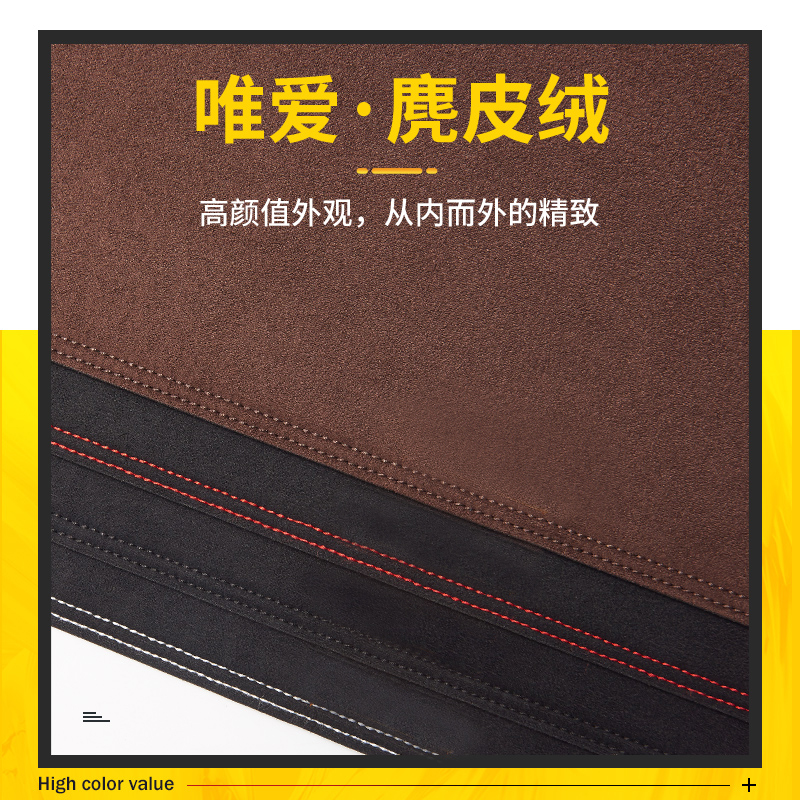 汽车内饰改装仪表台防晒垫麂皮绒隔热遮阳中控台工作台防滑避光垫 - 图2