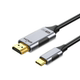 Typec ກັບ hdmi ສາຍການສາຍສະແດງຫນ້າຈໍຄວາມລະອຽດສູງ
