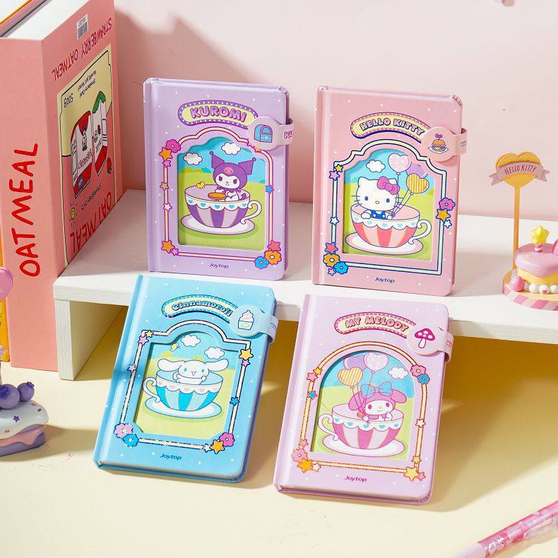 美乐蒂卡通手账本磁扣本可爱高颜值A6学生日记本记事本彩页笔记本,淘宝优惠券,粉丝福利购,淘宝优惠卷