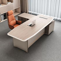 Light Extravagant Boss Desk Brief Modern President Computer Table And Chairs Composition Office Single Large Class Table Owner Table
