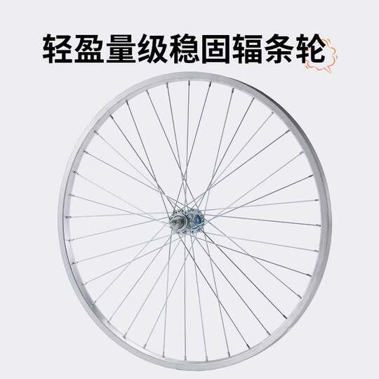 Suitable for Giant bicycle wheel set front wheel rear wheel 26-inch rim 24-inch steel rim wheel hub assembly accessories