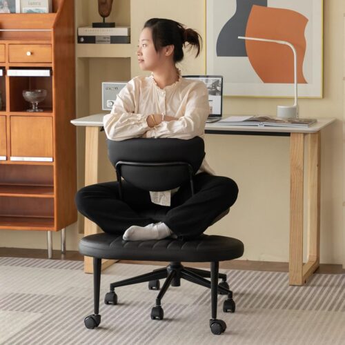 猴凳盘腿椅禅椅打坐椅瑜伽冥想椅转椅电脑椅adhd椅子跪坐椅蹲坐椅 - 图2