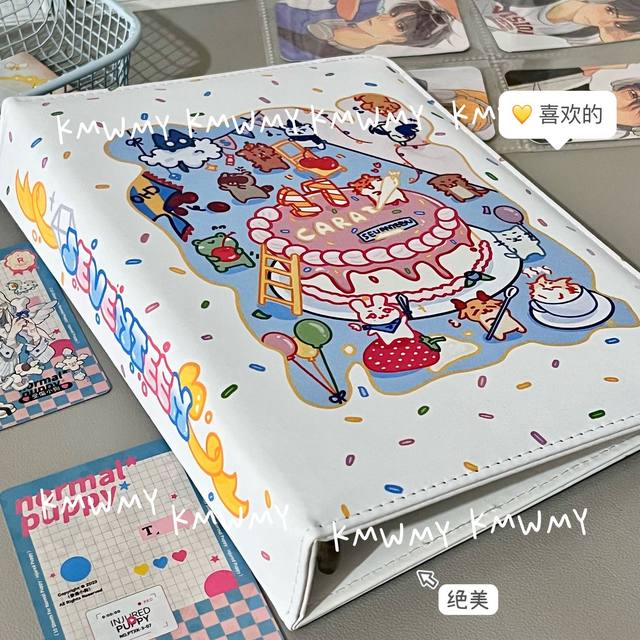 Cortical SEVENTEEN animal party card book a5 high-value small card storage book cartoon loose-leaf star chase album