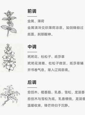 闻界尘鉴之木木质香小众浓香香水