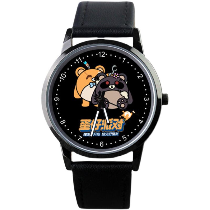 蛋仔派对手表周边音乐星企划精灵之声同款防水表简约指针式学生表