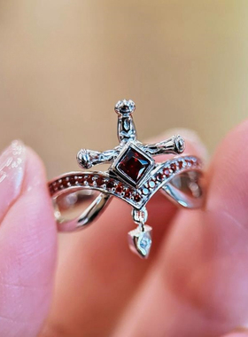 哈利波特霍格沃茨格兰芬多斯莱特林拉文克劳赫奇帕奇手工戒指周边