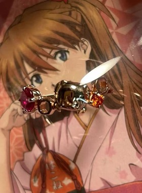 新款新世福音EVA和三丽饰品戒指可调节动漫二次元周边送生日礼物