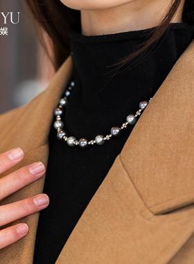 法式轻奢珍珠项链2024新款