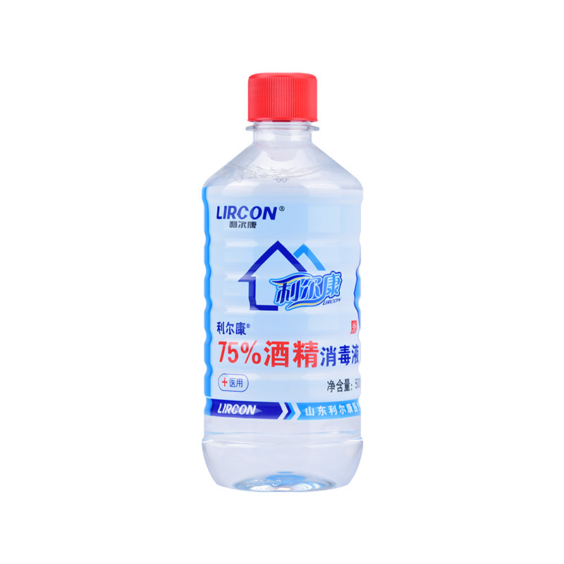 利尔康75%酒精消毒液500ml*30瓶皮肤杀菌清洁75度乙醇整箱,淘宝优惠券,粉丝福利购,淘宝优惠卷