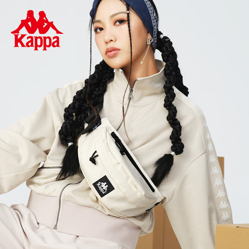 Kappa卡帕 新款正品斜挎包男女单肩通勤胸包潮流运动手机小挎包 - 图1