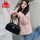 Kappa 2026 new black quilted bowling bag