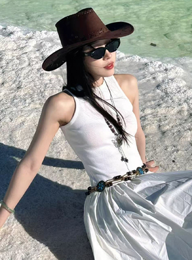 民族风编织蝴蝶腰链女