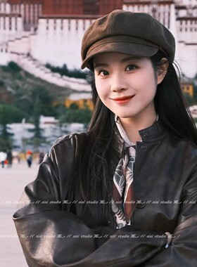 方巾丝巾女士氛围感穿搭