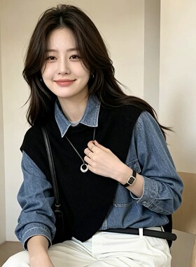 针织披肩外搭高级感百搭马甲女
