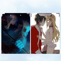 Killing Angels Cartoon Perimeter Secondary Metaclip board clip A3A4 Animated Liner office writing woody hardboard clip