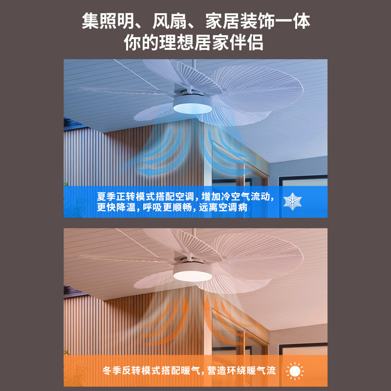 Lucci Air Bali东南亚巴厘岛葵扇风扇灯别墅酒店客厅装饰吊扇灯,淘宝优惠券,粉丝福利购,淘宝优惠卷