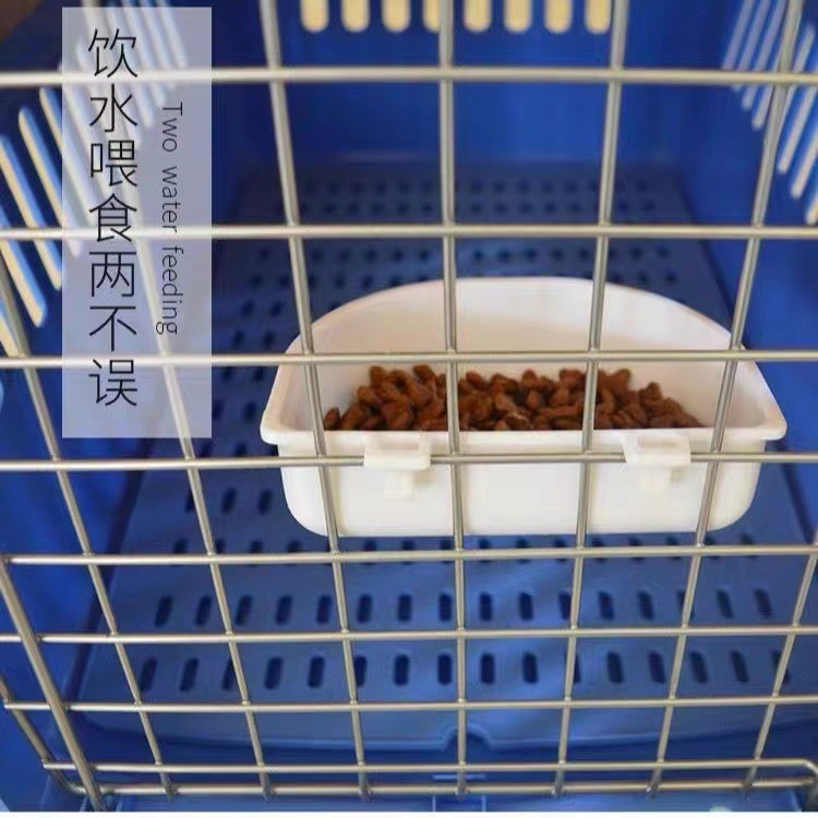 宠物挂笼碗猫咪幼犬兔子饮水喂食通用悬挂碗宠物航空箱挂碗-图0