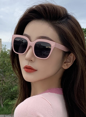 墨镜女款2024新款粉色多巴胺夏季海边遮阳防晒太阳镜潮度假高级感