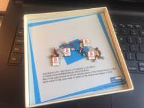 (Lingang loft) Badge eye badges with 200 badges set 8 Beijing Jumps high action puzzle Olympic Athletics